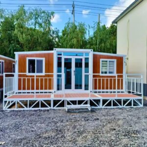 Prefab Expandable Container House Luxury Tiny Prefabricated Villa Two Bedroom with Kitchen Easy Folding 40 Ft 20 Ft