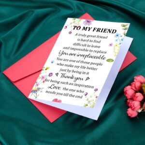 Best Friend Card Gifts for Women Best Friend Birthday Gifts Friendship Gifts for Women Bestie Gifts for Best Friend Birthday Card Long Distance Female Bff Soul Sister Christmas Valentines Graduation