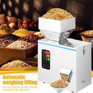 Particle&Powder Filling Machine, Multifunction Automatic Filling and Packing Machine, Particle Subpackage Machine For Beans Nail Beads Candy Particulate Matters Weighting and Filling