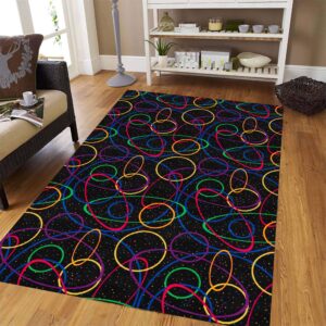 80S Arcade Area Rug, 3x4ft Lasertag Rug,Game Room Rug, Bowling Alley Carpet, Arcade Bar Rug, Arcade Rug, Arcade Carpet, Fun Area Rug, Retro Games Area Rug