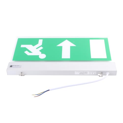 Exit Lighting Sign, LED Emergency Exit Sign, Emergency Exit Sign Light, Automatic Voice Alarm Reminder for Shopping Malls