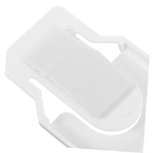 CIYODO Stethoscope Hanging Buckle Stethoscope Buckles Replacement Stethoscope Buckle Stethoscope Holders Stethoscope Clip Reusable Stethoscope Holder Replacement Holder White