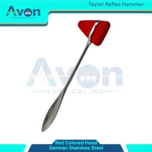 Set of 2 Neuro Percussion Hammer Taylor Reflex Hammer - Stainless Steeel Handle - Reflex Testing Instrument