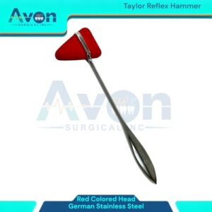 Set of 2 Neuro Percussion Hammer Taylor Reflex Hammer - Stainless Steeel Handle - Reflex Testing Instrument