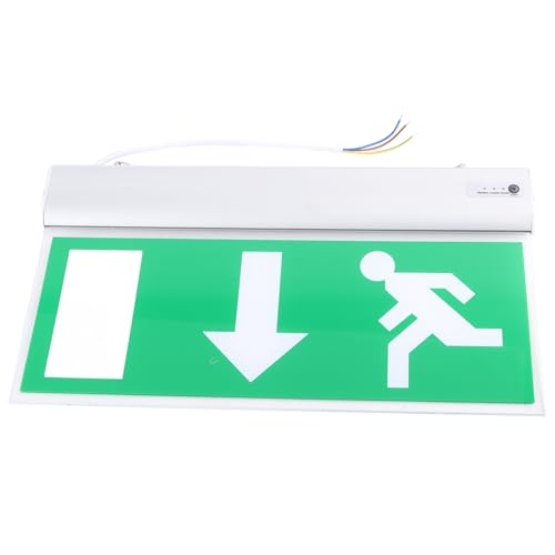 Exit Lighting Sign, LED Emergency Exit Sign, Emergency Exit Sign Light, Automatic Voice Alarm Reminder for Shopping Malls