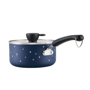 Farberware Disney Bon Voyage Ceramic Nonstick Lid, Dishwasher Safe, Saucepan (2-Quart), Blue