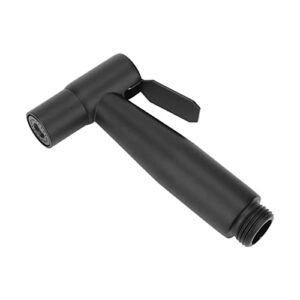 304 Black Stainless Steel Handheld Pressurized Sprayer Hose Toilet Bidet G12 Male Female Thread Bathroom Hotels