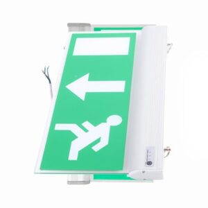 Exit Lighting Sign, LED Emergency Exit Sign, Emergency Exit Sign Light, Automatic Voice Alarm Reminder for Shopping Malls