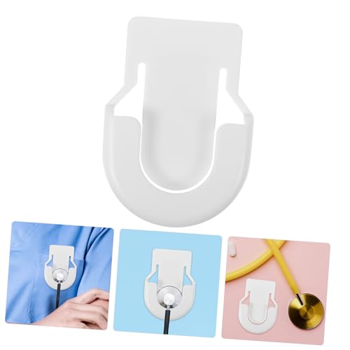 Anneome Hanging Buckle Buckles Doctor Accessories Clips Small Holder for Clip for Clip Holder White