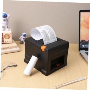 OUNONA Thermal Paper Printer Thermal Label Printer Black Thermal Pos Printer Small Thermal Printer Abs