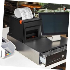 OUNONA Thermal Paper Printer Thermal Label Printer Black Thermal Pos Printer Small Thermal Printer Abs