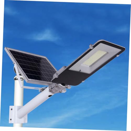 1 Set Street Light Bracket Solar Lights Street Light Accessory Lamp Mounting Pole Solar Lighting Mounting Bracket Street Light Metal Support Light Pole Solar Spot Light White FONDOTIN