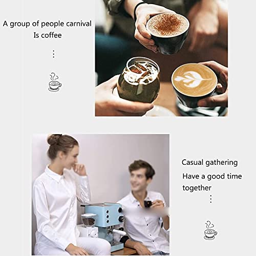 Semi Automatic Espresso Machine, Fresh Tea 2in1 Coffee Machine, 1850W High-Power Instant Boiler, Smart Thermostat, Stainless Steel