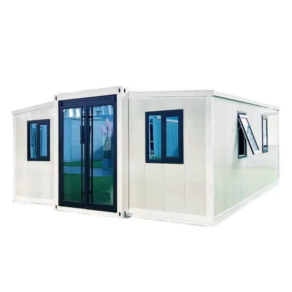 Expandable Tiny House 20ft/40ft Mobile Barn Home with Bathroom & Kitchen, Prefab Modular Cabin