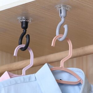 Heavy Duty Adhesive Hook Coat Hook For Hanging Clothes Bag Hat Towel Closet Clothes House Hanger Rotating Utility Hook