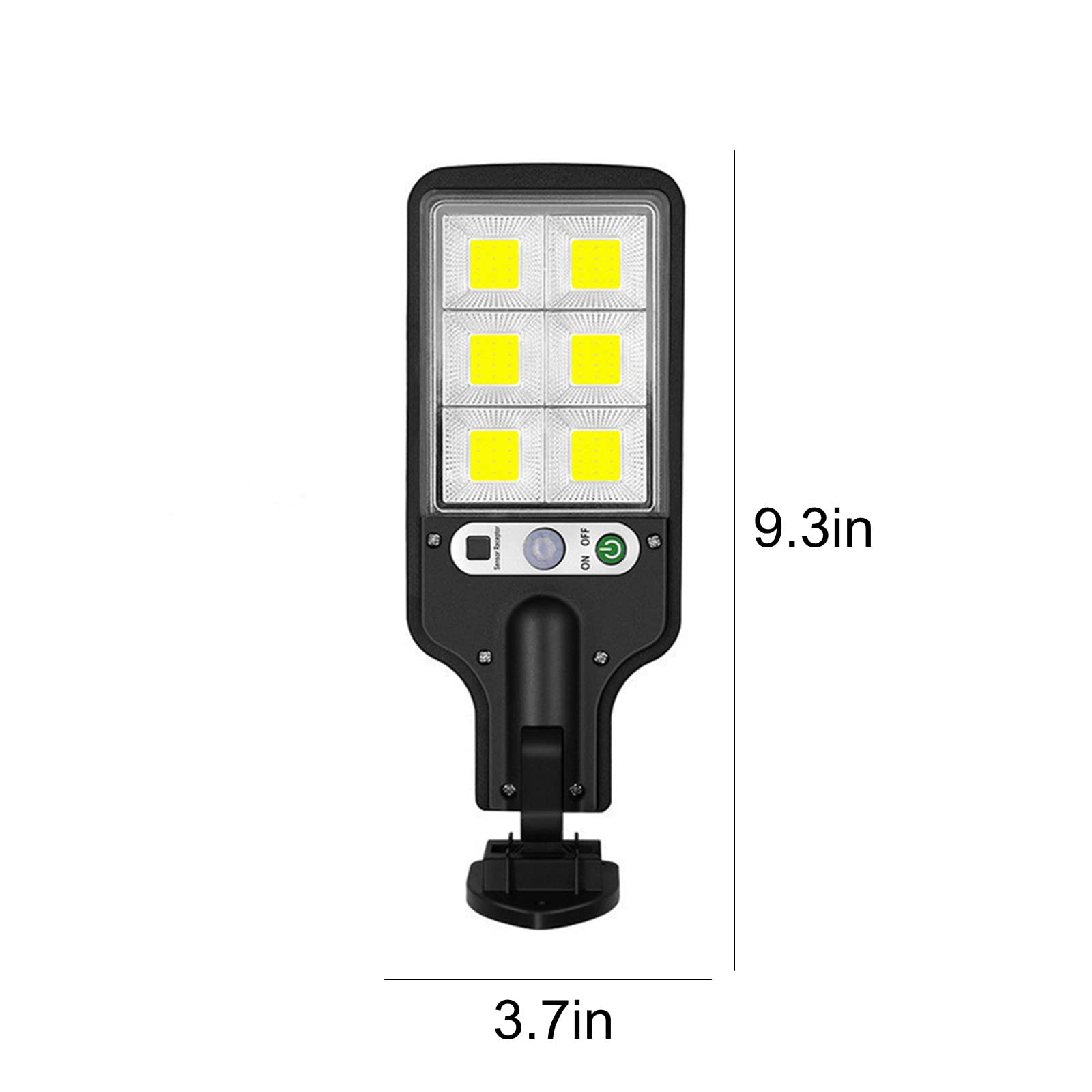 1Pcs Christmas Decorations Christmas Lights Solar Street Light, IP65, Dusk to Da-wn with Motion Sensor LED Security Flo-od Light for Parking Lot, Remote Control with 72 COB Lamp Beads