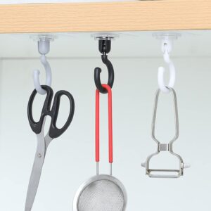 Heavy Duty Adhesive Hook Coat Hook For Hanging Clothes Bag Hat Towel Closet Clothes House Hanger Rotating Utility Hook