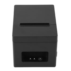 POS Receipt Printer High Speed Printing Auto Paper Cutting 80mm USB Thermal Receipt Printer for Restaurant Retail Store (US Plug 100-240V)