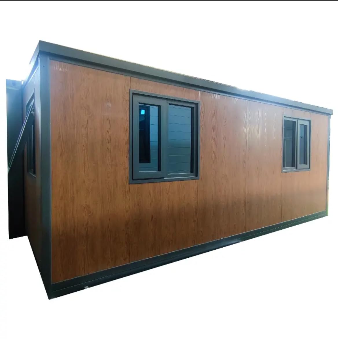 Expo Groups Portable 19x20 Ft Expandable Prefabricated Home 3+ bedrooms – Ideal for Hotels, Offices, Guard Houses, Shops, Villas, Complete Restroom, Pre-Wired (13x20FT)