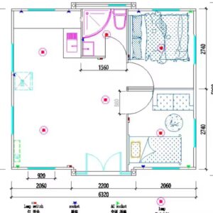 Expo Groups Portable 19x20 Ft Expandable Prefabricated Home 3+ bedrooms – Ideal for Hotels, Offices, Guard Houses, Shops, Villas, Complete Restroom, Pre-Wired (13x20FT)