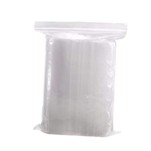 vosarea 200pcs food bag clear zippered storage bags reclosable self-sealing bag airtight storage baggies cellophane clothing storage bags sealing bags zip storage bags small zip bag pouch