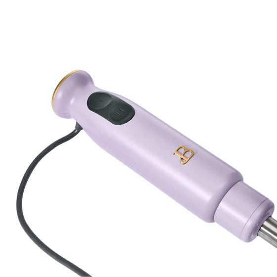 Beautiful 2-Speed Immersion Blender with Chopper & Measuring Cup, Lavender by Drew Barrymore