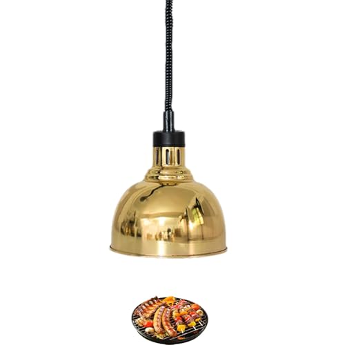 Food Heat Lamp - Food Heat Preservation Lamp | Commercial Food Warmers Lamp Hangs Food Heating Lamps Warming Light Electric for Restaurant, Catering