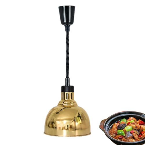 Food Warmer Lamp - Portable Electric Heating Lamp - Commercial Food Warmers Lamp Hangs Food Heating Lamps Warming Light Electric for Restaurant, Catering