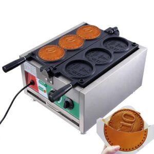 electric waffle maker machine, 3000w round waffle maker commercial waffle maker, commercial stainless steel waffle maker, nonstick waffle maker pancake maker, muffins baking machine for restaurant