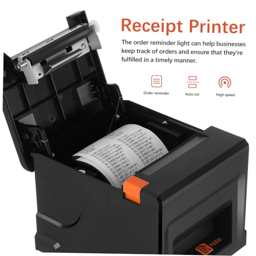 Gatuida Abs Thermal Printer Thermal Receipt Printer Black Thermal Pos Printer Receipt Printer