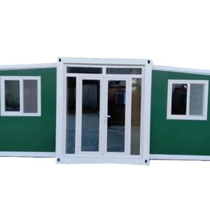 40FT Expandable Mobile House, 3 Bedrooms, Fully Equipped Kitchen with Cabinets, Bathroom with Toilet and Shower. Customizable Prefabricated Portable Home for Adults.