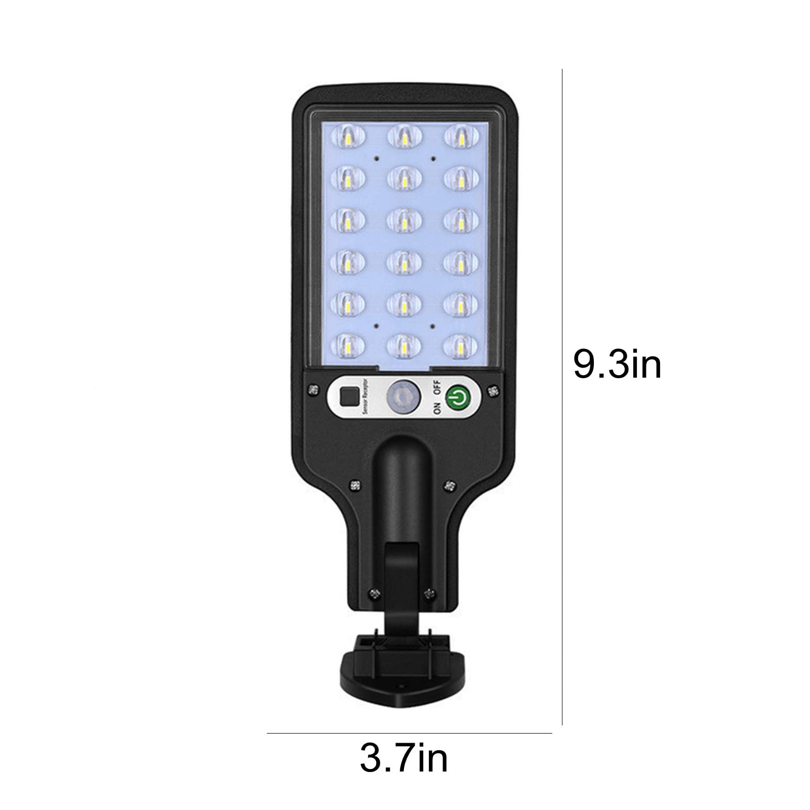 1PC Christmas Decorations Christmas Lights Solar Street Light, IP65, Dusk to Da-wn with Motion Sensor LED Security Flo-od Light for Parking Lot, Remote Control with 18 LED Lamp Beads