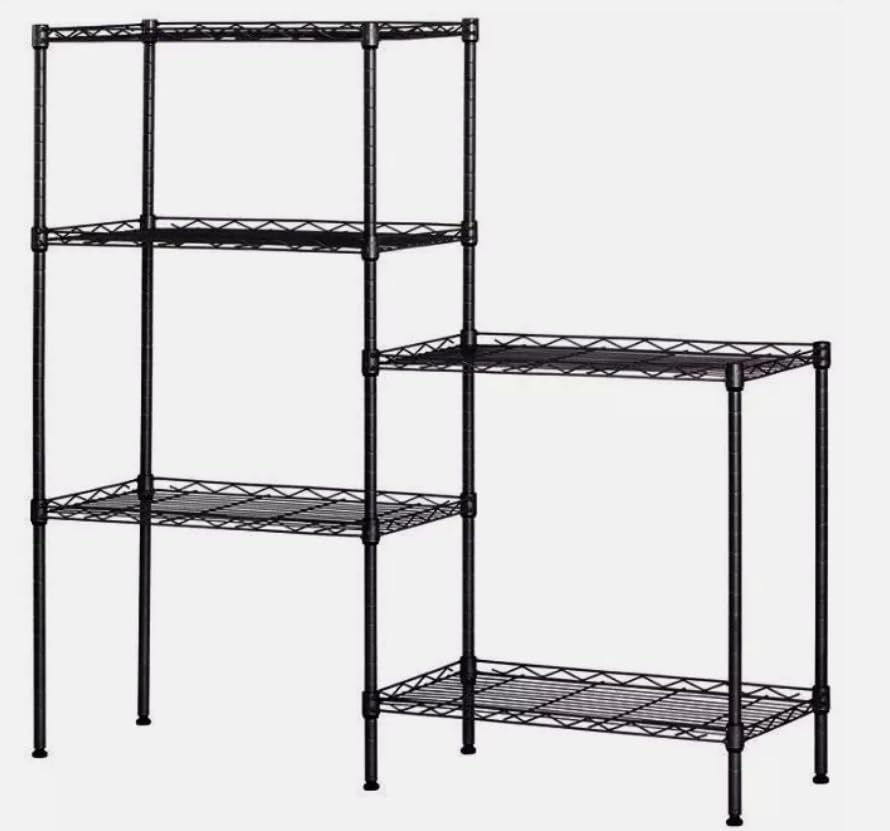 YFZZBH 60"x22"x12" 5 Layer Wire Shelving Rack Adjustable Shelf Storage Unit Commercial