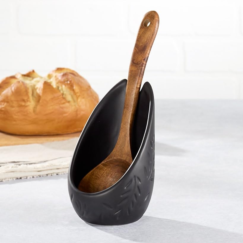 Upright Spoon Rests - Black