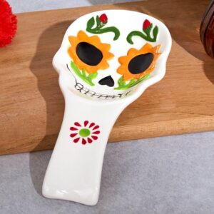 Day of the Dead Spoon Rest or Salt and Pepper Shaker - Spoon Rest