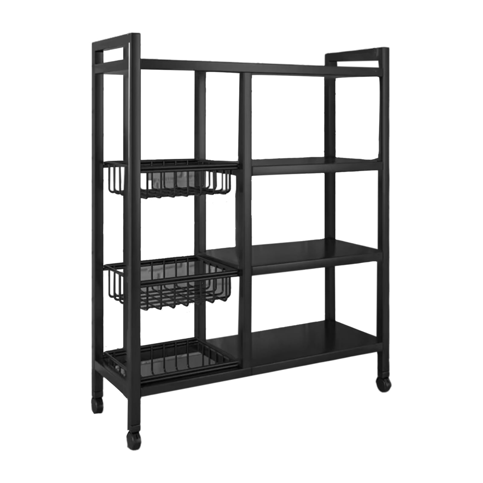 GizmoSynth Garage Storage Shelves 4-Tier Heavy Duty Shelving, Utility Storage Rack Metal Shelving Units for Warehouse Basement Shelf Rack, 31.5" W x 12.6" D x 42.52" H