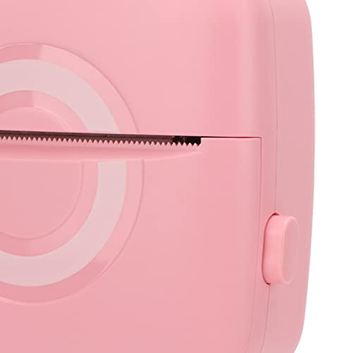 Febuliy Mini Thermal Printer Bluetooth Portable Handheld Sticker Printer 200Dpi USB Charging Small Smart Pink for Office Home