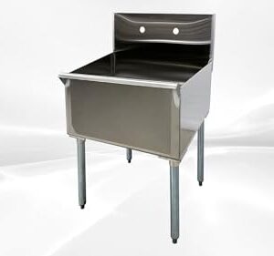 cooler depot sink NSF 24 inches Commercial Utility Sink S12424B