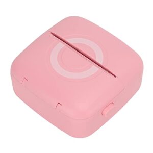 Febuliy Mini Thermal Printer Bluetooth Portable Handheld Sticker Printer 200Dpi USB Charging Small Smart Pink for Office Home