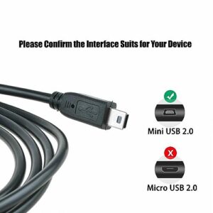 Musstad USB Data/Charging Cable Cord Lead for Visioneer Mobility 85-0293-000 084-7983-0 Cordless Scanner