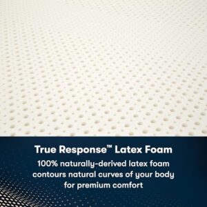 Serta iComfortPro - Dartmouth 15" Plush Pillow Top Queen Latex Foam Mattress - Cooling System, 5 Support Zones, and Responsive Latex Foam - 100 Night Trial and CertiPUR-US Certified