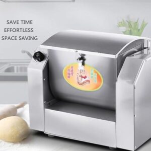 Commercial Dough Mixer,Electric Dough Mixer,Automatic Flour Mixer,Stainless Steel Food Mixer Kitchen Electric Standing Mixer,With 30 Minutes Timer,For Making Pizza Noodles(3kg)