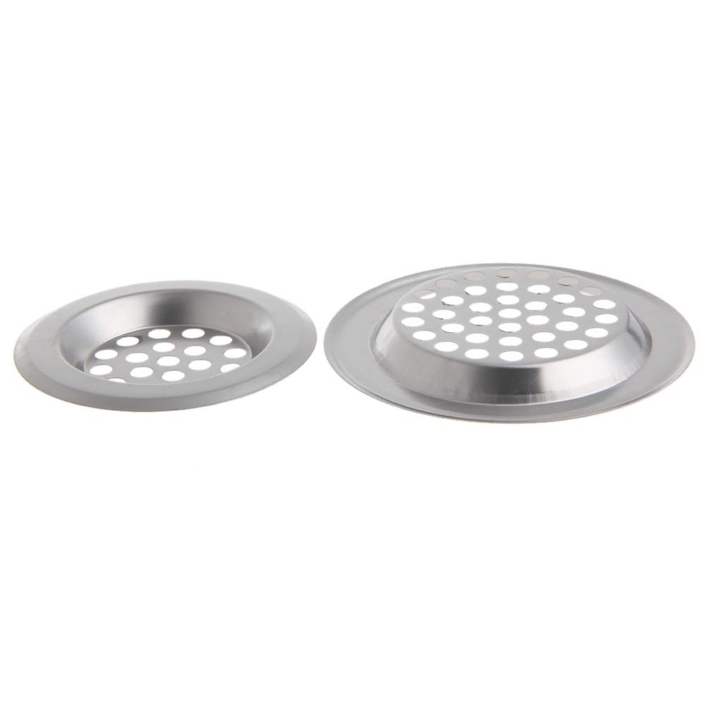 Stainless Steel Mesh Sink Strainer Kitchen Bath Hair Catcher Trap Drain Filter