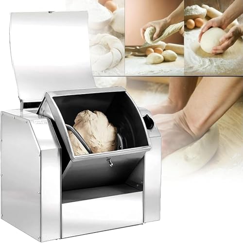 Commercial Dough Mixer,5 Kg Automatic Flour Mixer,Electric Kitchen Food Mixer,1500w Stainless Steel Dough Mixer Machine With Timing Function,For Pasta Noodle Pizza Making(5kg)