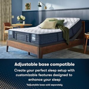 Serta iComfortPro - Dartmouth 15" Plush Pillow Top Queen Latex Foam Mattress - Cooling System, 5 Support Zones, and Responsive Latex Foam - 100 Night Trial and CertiPUR-US Certified