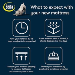 Serta Perfect Sleeper X - Max 15" Plush Pillow Top Queen Quilted Hybrid Mattress - 5 Support Zones and Cooling Tech for a Restorative Sleep - 100 Night Trial, CertiPUR-US Certified