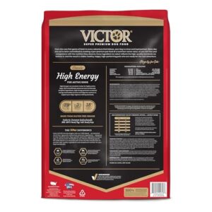 Victor Super Premium Dog Food – High Energy Dry Dog Food for Active Dogs – Gluten Free Dog Food with Beef and Chicken Meal Proteins for Sporting Dogs – All Breeds and All Life Stages, 15 Lb