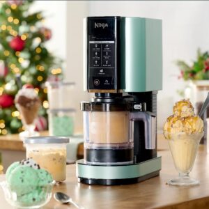 Ninja NC301 CREAMi, Ice Cream, Gelato, Milkshake, Sorbet, and Smoothie Bowl Maker, 7 One-Touch Programs, Green (Renewed)