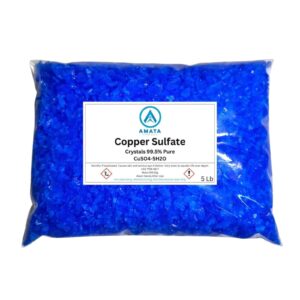 Copper Sulfate Crystals 99.5% Pure, 5lb Bag