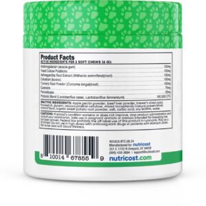 Nutricost Pets Seasonal Allergy Supplement Soft Chews for Dogs (Beef Flavored) 60 Soft Chews - Supports Occasional & Seasonal Allergies Health